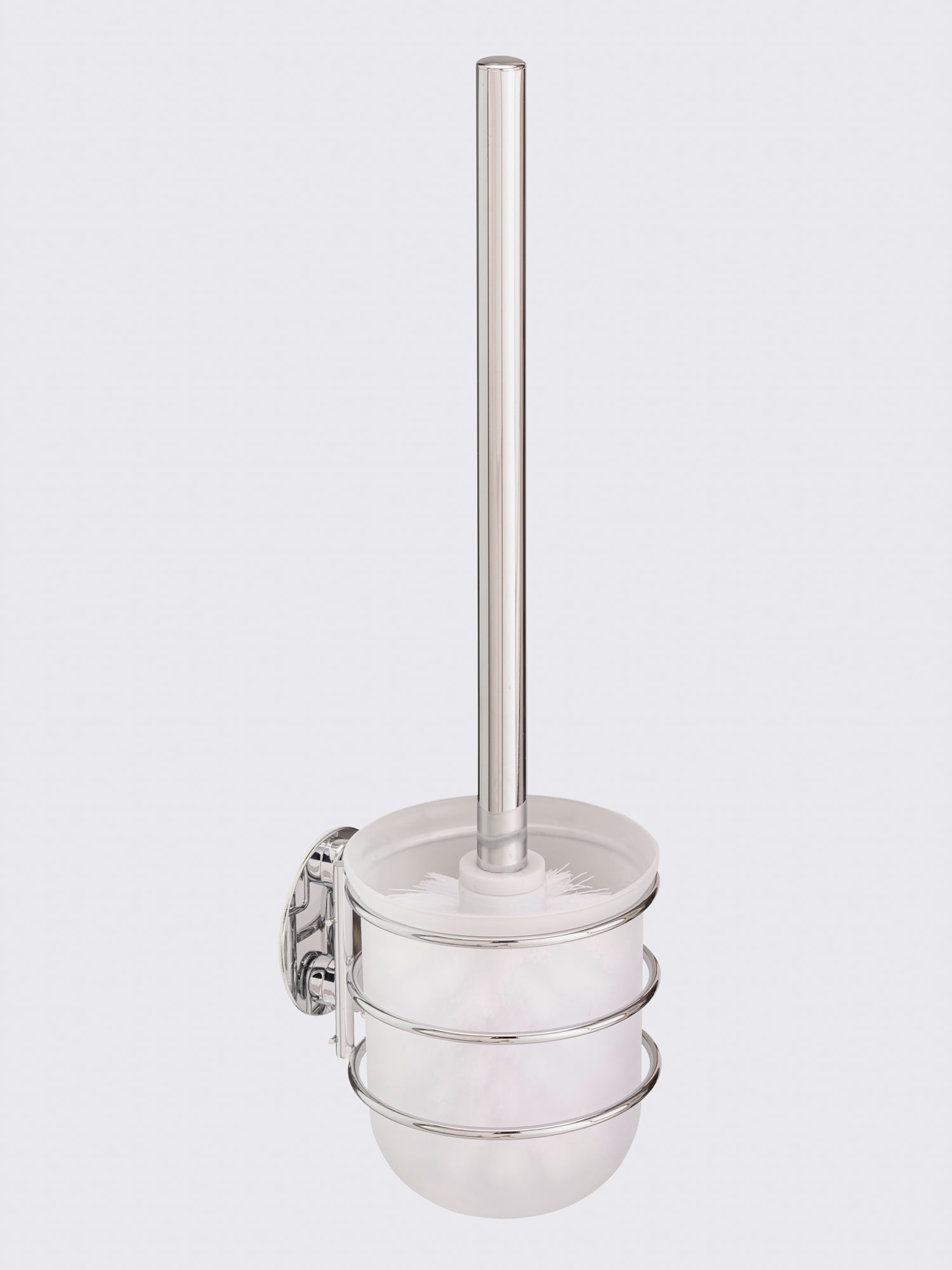 Accessoires wc acier chromé, couleur argent, taille H/l/L env. 37,5x10x11,5 cm, helline home - helline