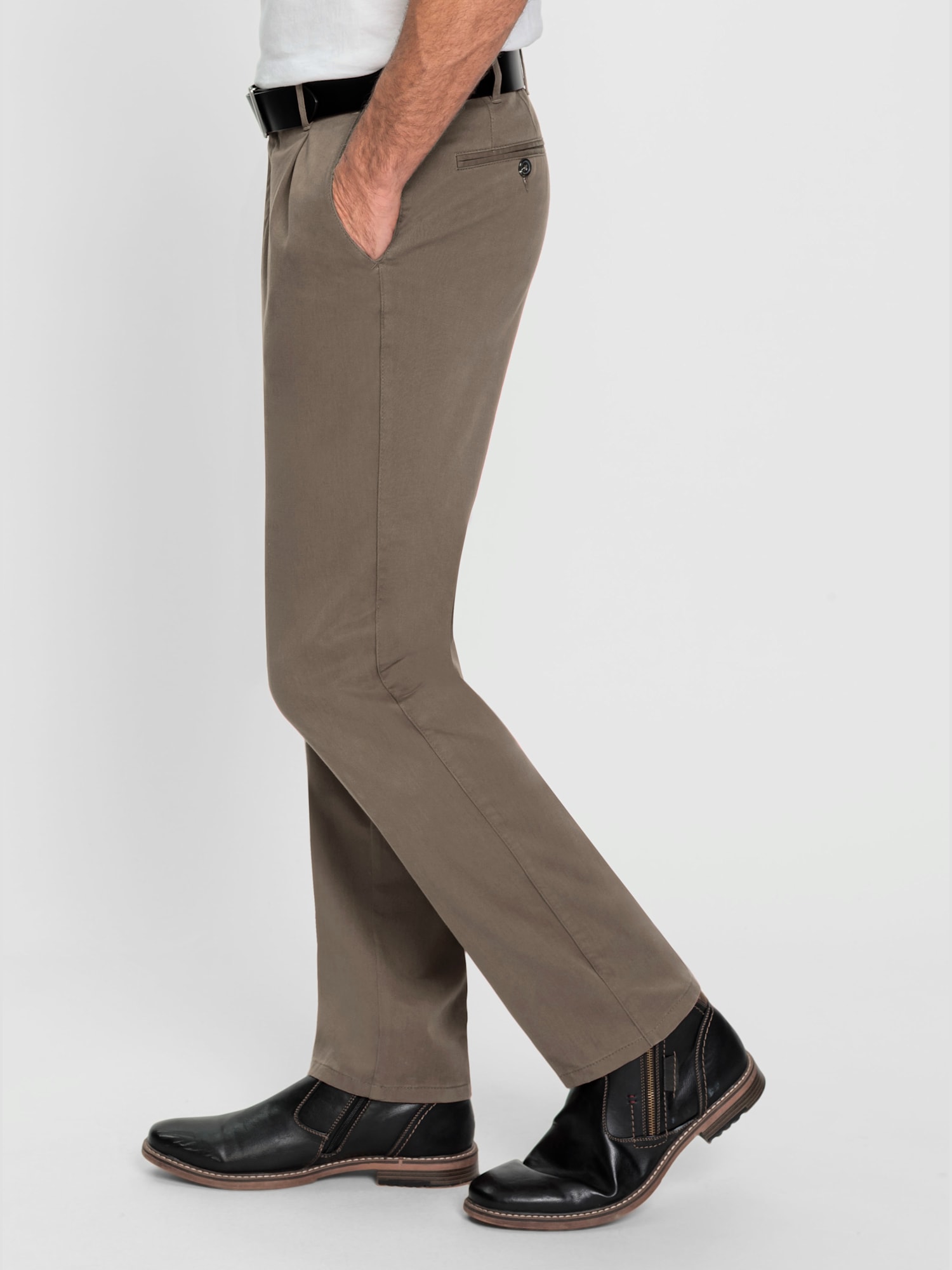Pantalon qualité extensible supérieure, couleur vert, taille 22 - Witt