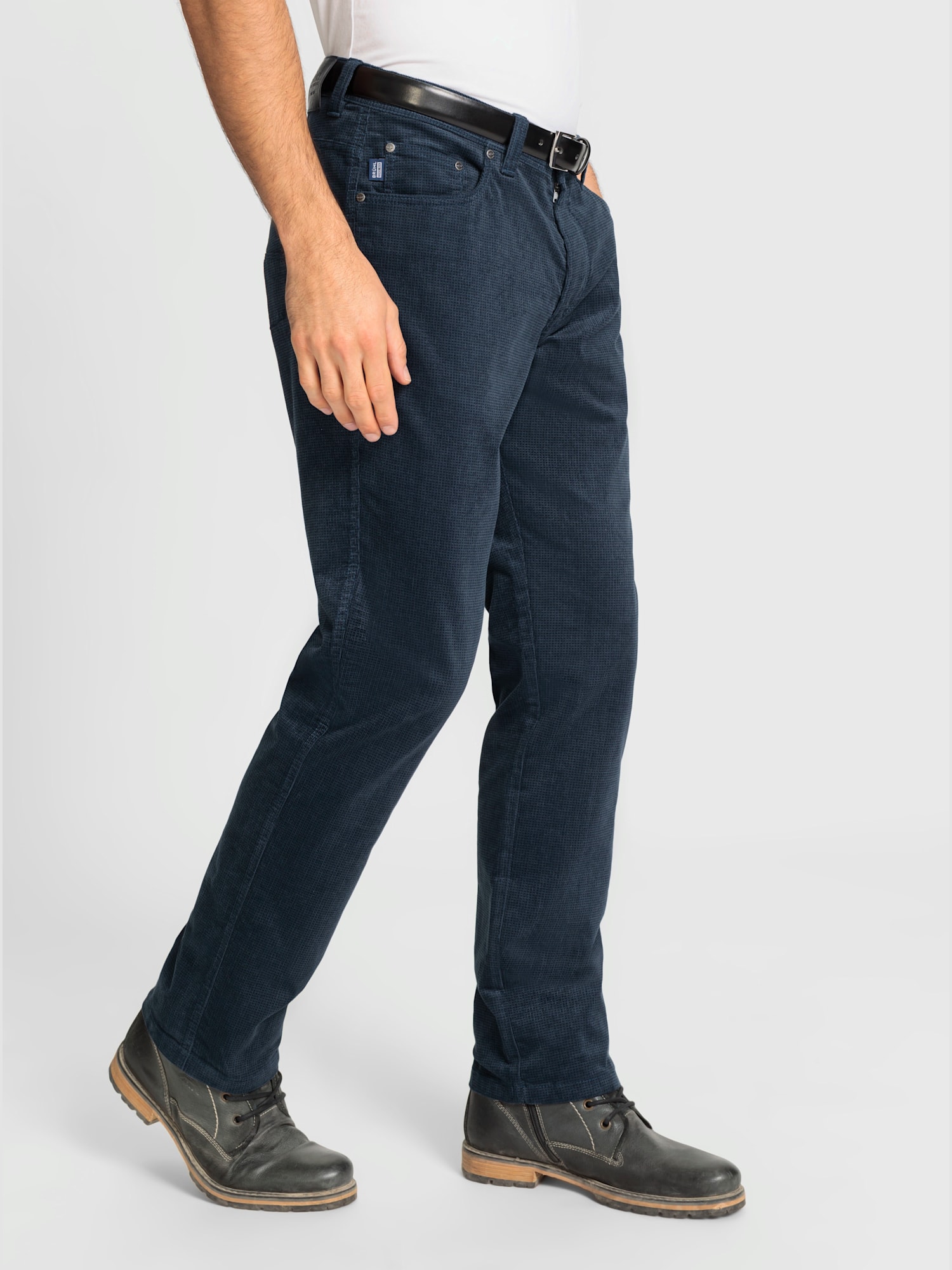 Pantalon imitation velours, couleur bleu, taille 26, marque Brühl - Witt