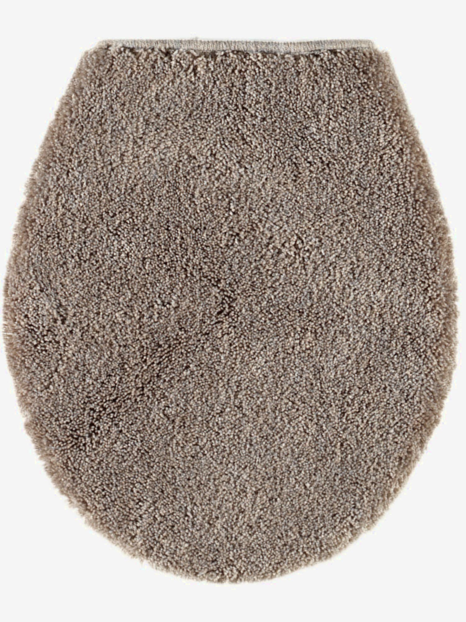 Tapis de bain 100% acrylique, couleur marron, taille 90x90 cm, marque helline home - helline