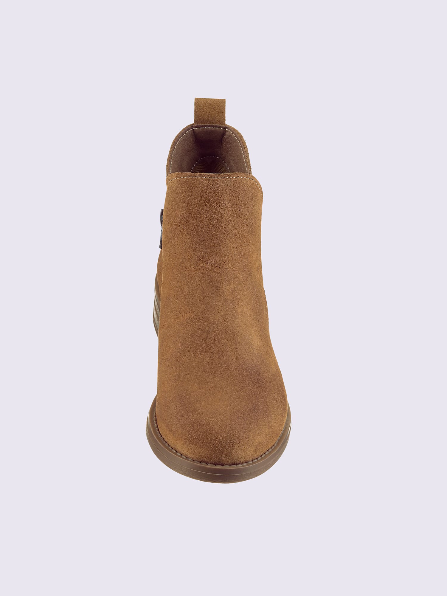 Bottines de fabrication portugaise, marron moyen uni, taille 36 - helline