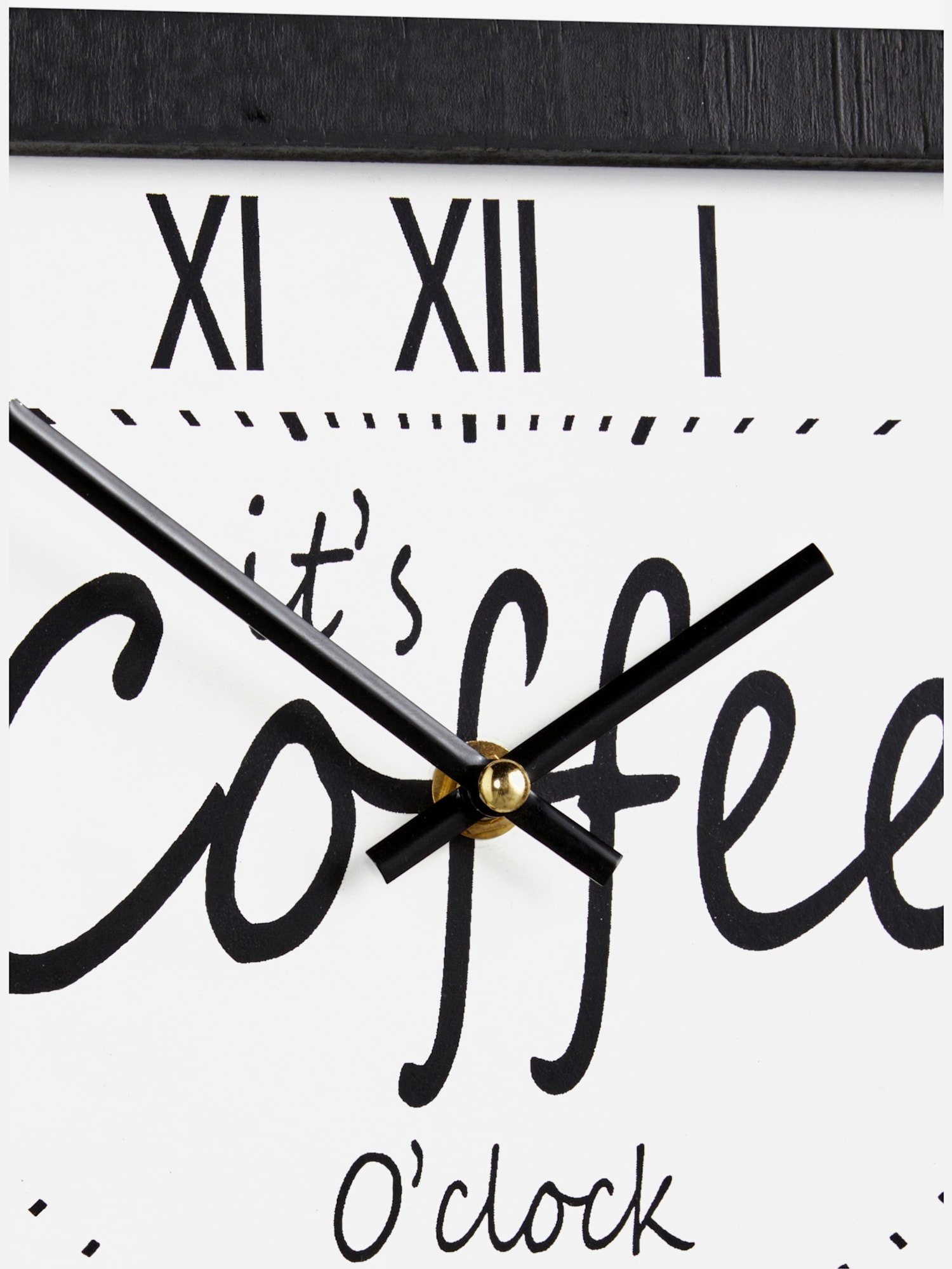 Horloge, noir/blanc, taille H/l/P env. 24/35/3,5 cm, helline home - helline