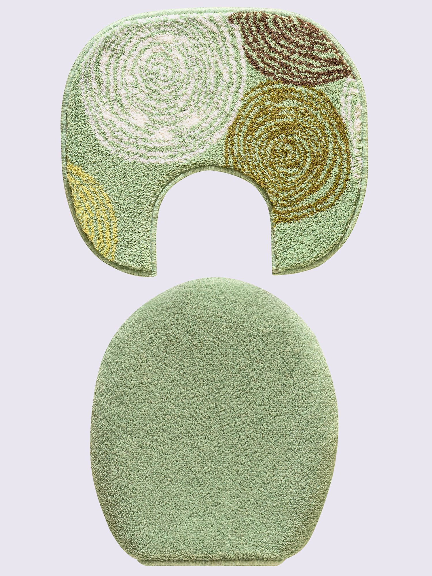 Tapis de bain acrylique facile d'entretien, couleur : vert moyen uni, taille 47x50 cm, marque helline home, 100% acrylique - helline