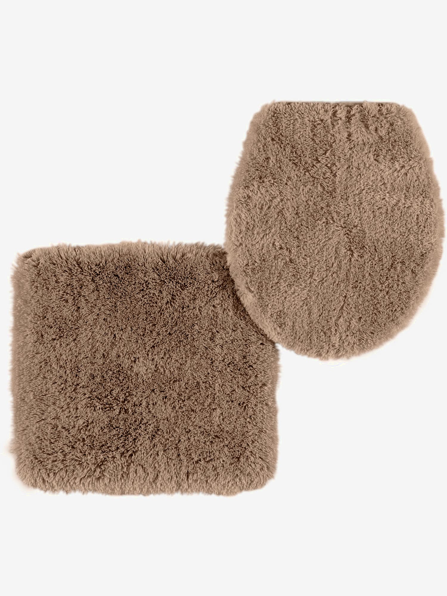 Tapis de bain 100% acrylique, couleur marron, taille 50x80 cm, marque helline home - helline