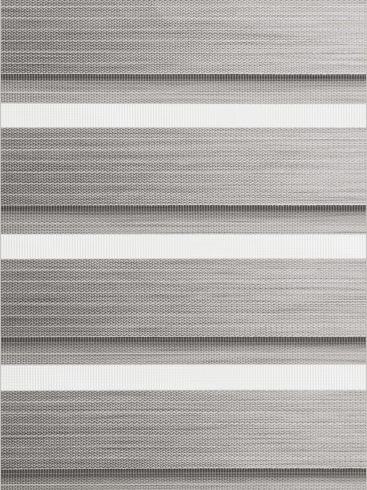 Double enrouleur, couleur : gris moyen à motifs, taille 150x120 cm, marque helline home, 100% polyester - helline