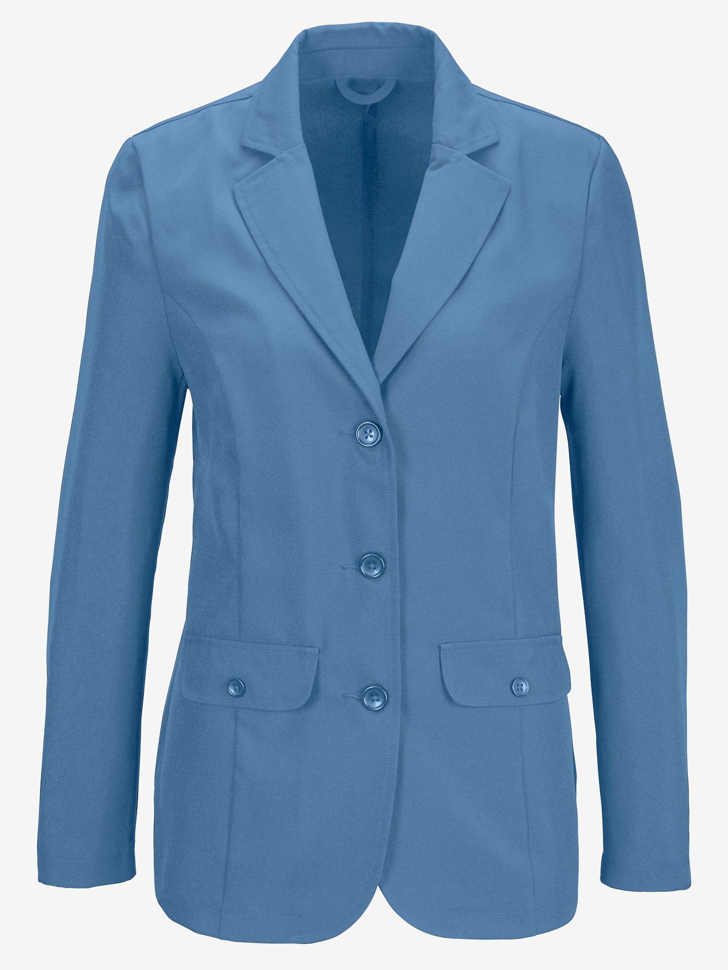 Blazer chemisier coupe classique, couleur bleu, taille 44 - Witt