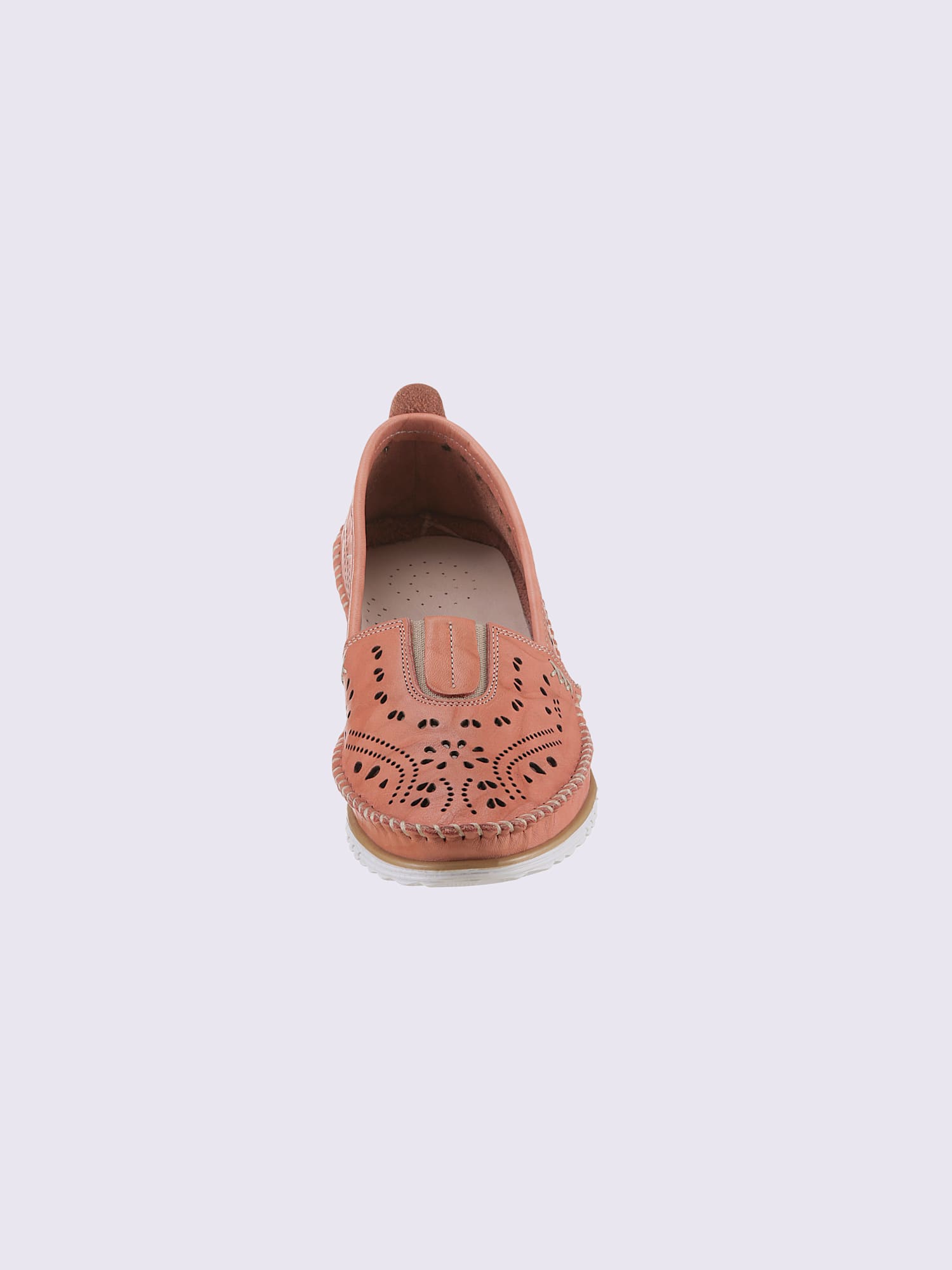 Trotteurs cuir nappa de vache, couleur rouge, taille 40 - helline