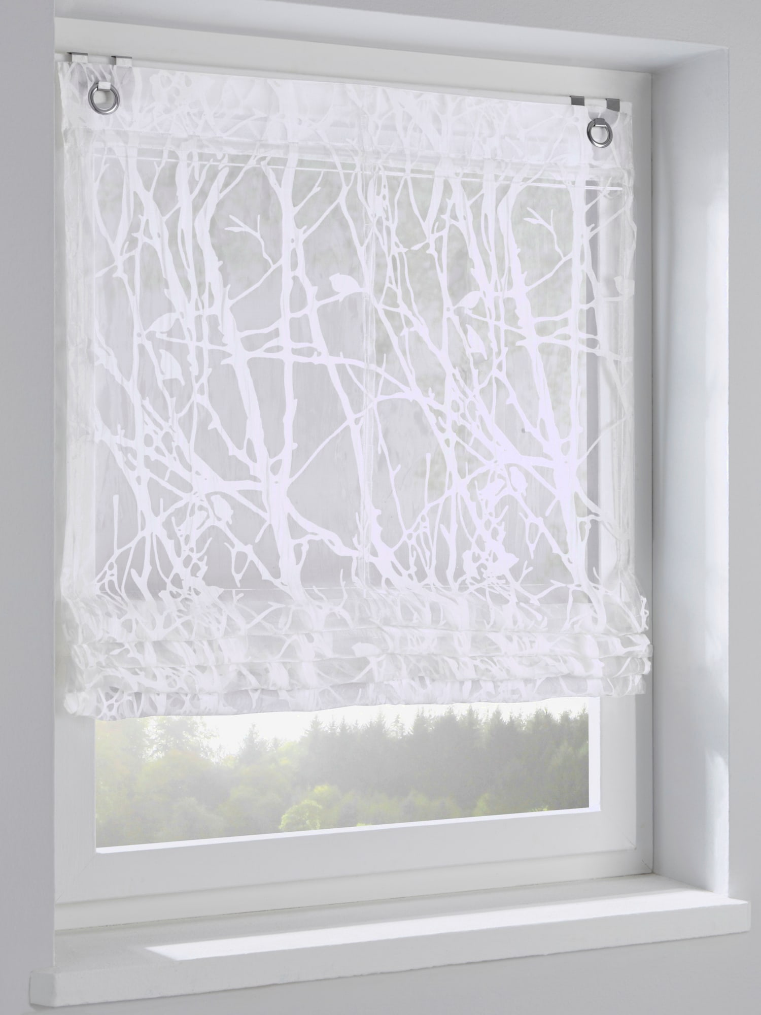 Store-bateau 5 largeurs disponibles, couleur blanc, taille 140x80 cm, marque helline home - helline