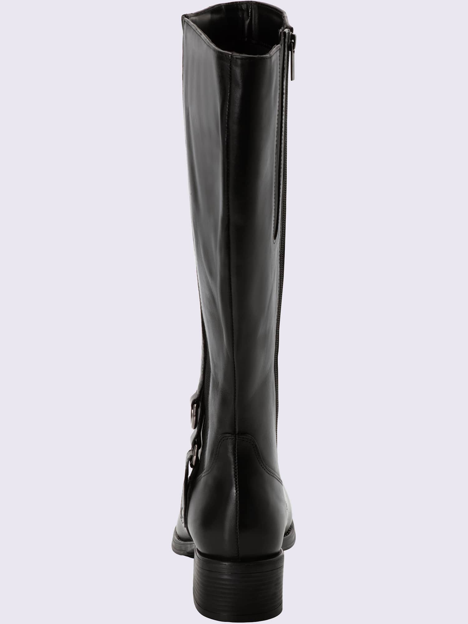 Bottes pour jambe large largeur f*, XL, noir uni, taille 39, Sheego - helline