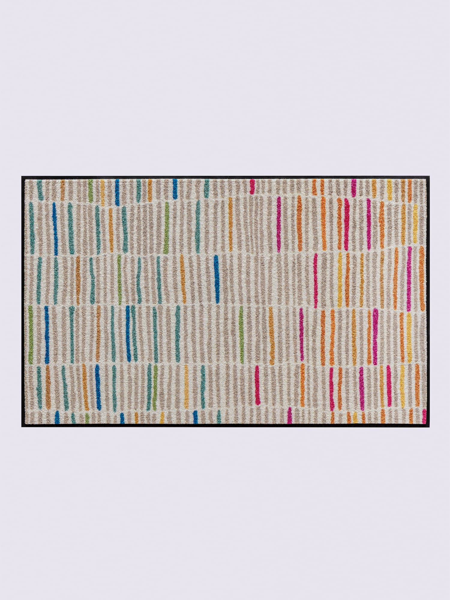 Paillasson pour intérieur et zone extérieure couverte, couleur : marron moyen uni, taille 75x120 cm, marque helline home, 100% polyamide - helline