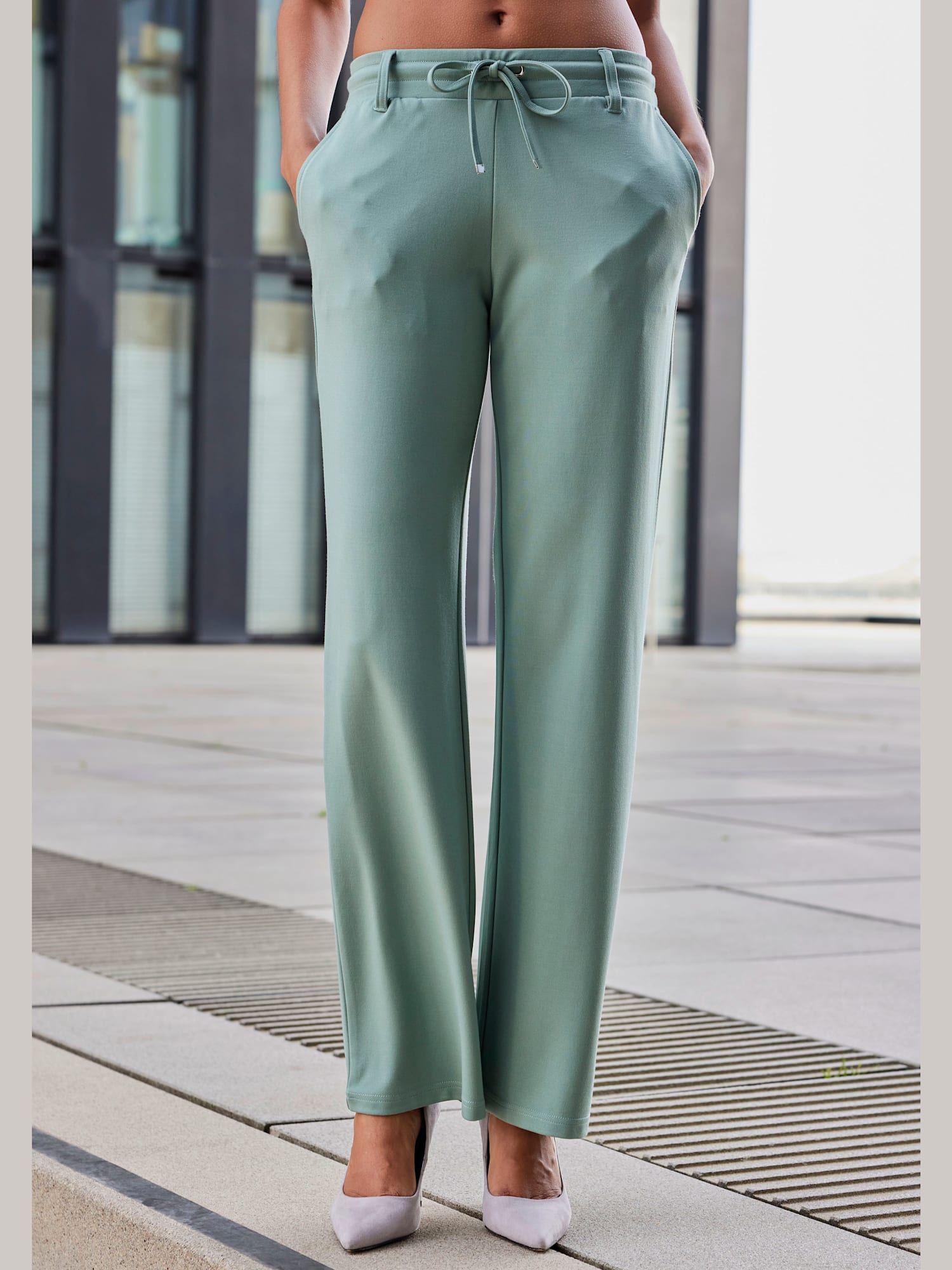 Pantalon d'intérieur extensible et doux, couleur bleu, taille 50/52, marque LASCANA - helline