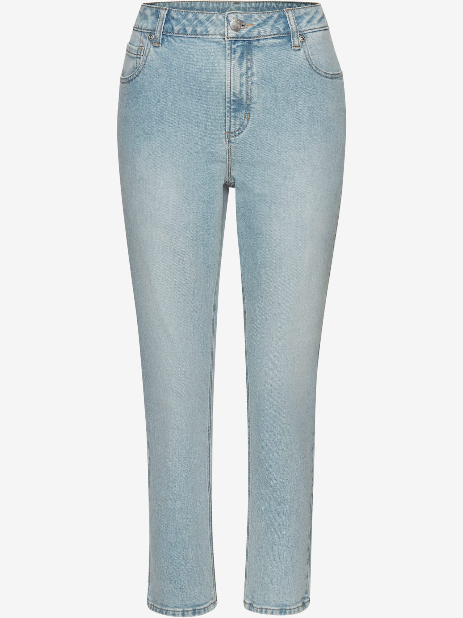 Jean mom coupe ajustée au niveau des hanches, couleur bleu, taille 40, marque LASCANA - helline