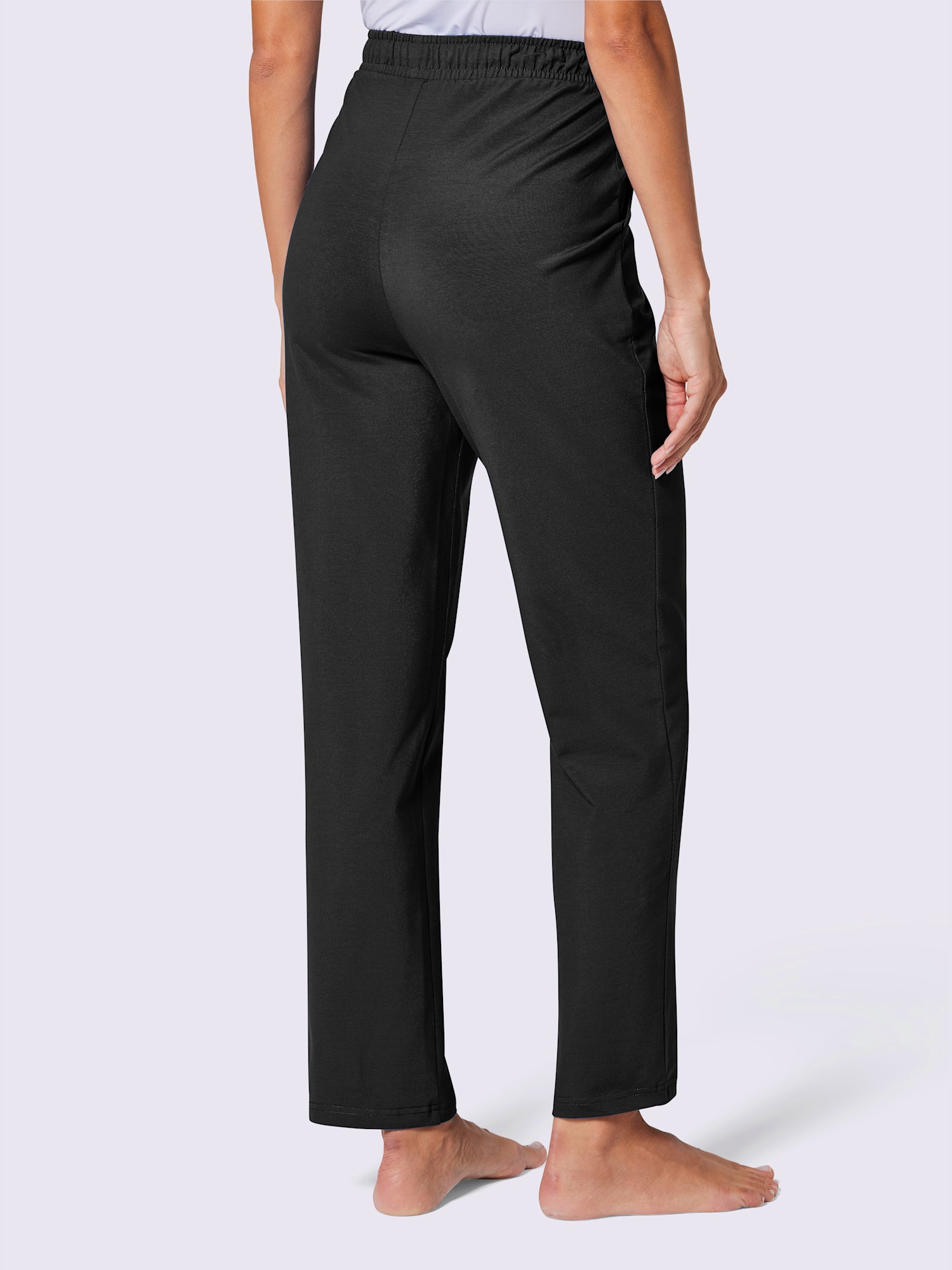 Pantalon jersey fin, couleur noir, taille 19/20, marque feel good - helline