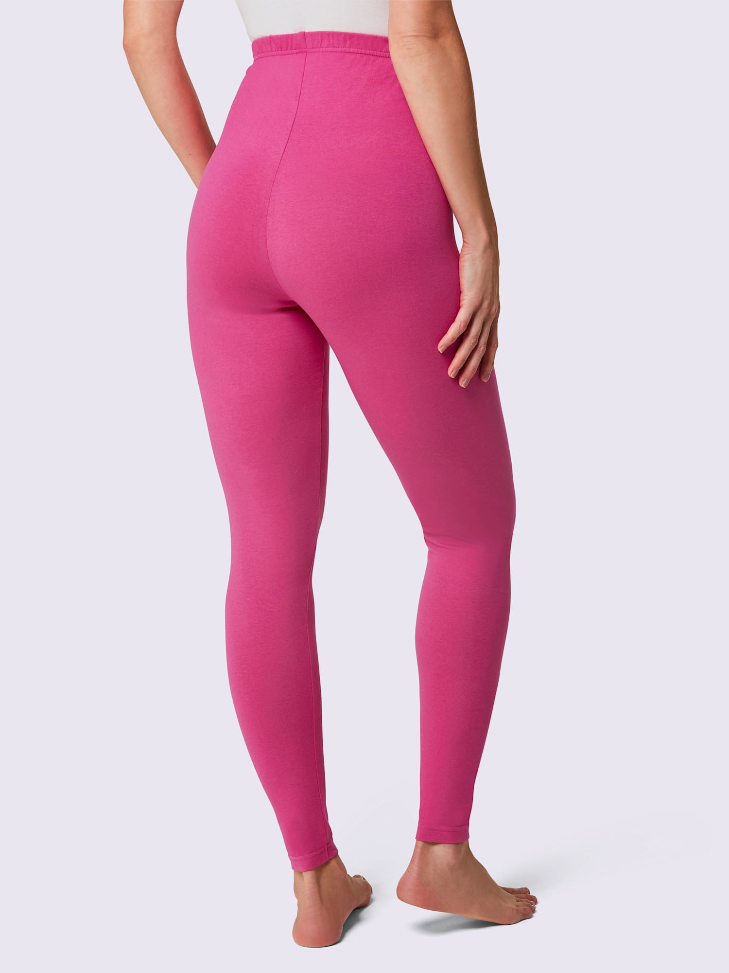 Legging jersey fin, couleur rose, taille 50/52, marque feel good - helline