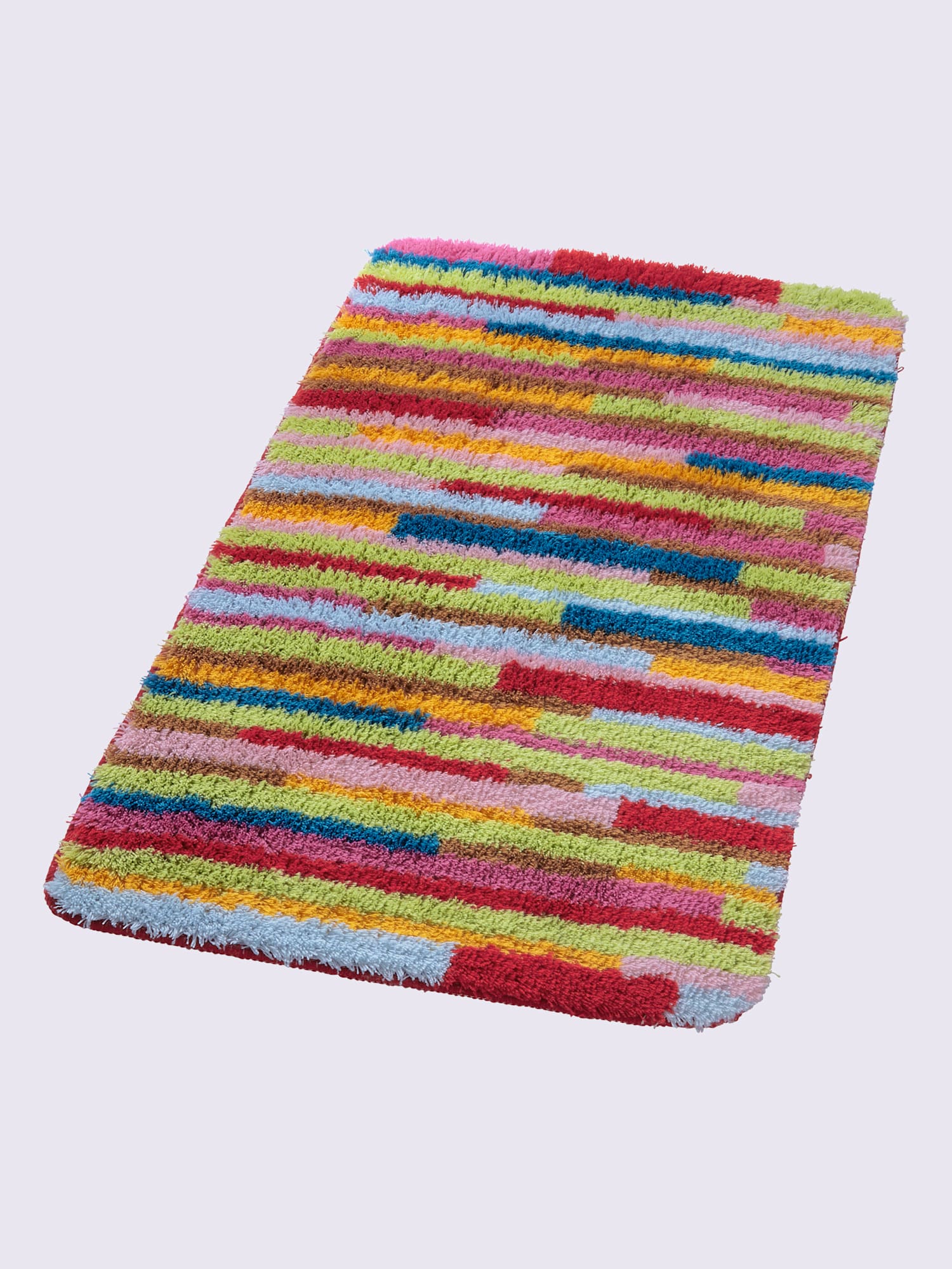 Tapis de bain, couleur rouge, taille 50x50 cm, marque Hagemann - helline