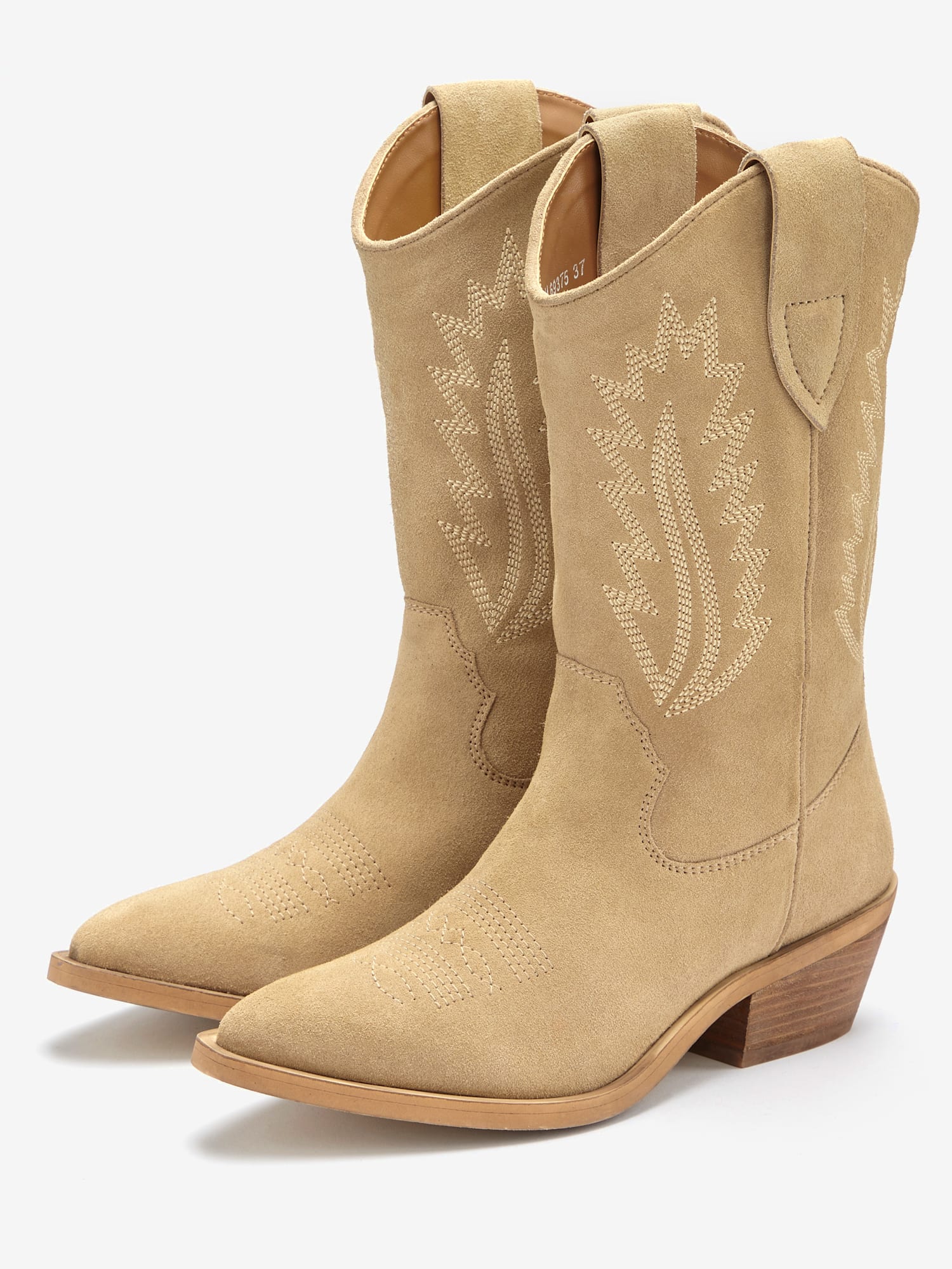 Bottines chelsea bottines d'automne en cuir de qualité, marron clair uni, taille 41, LASCANA - helline