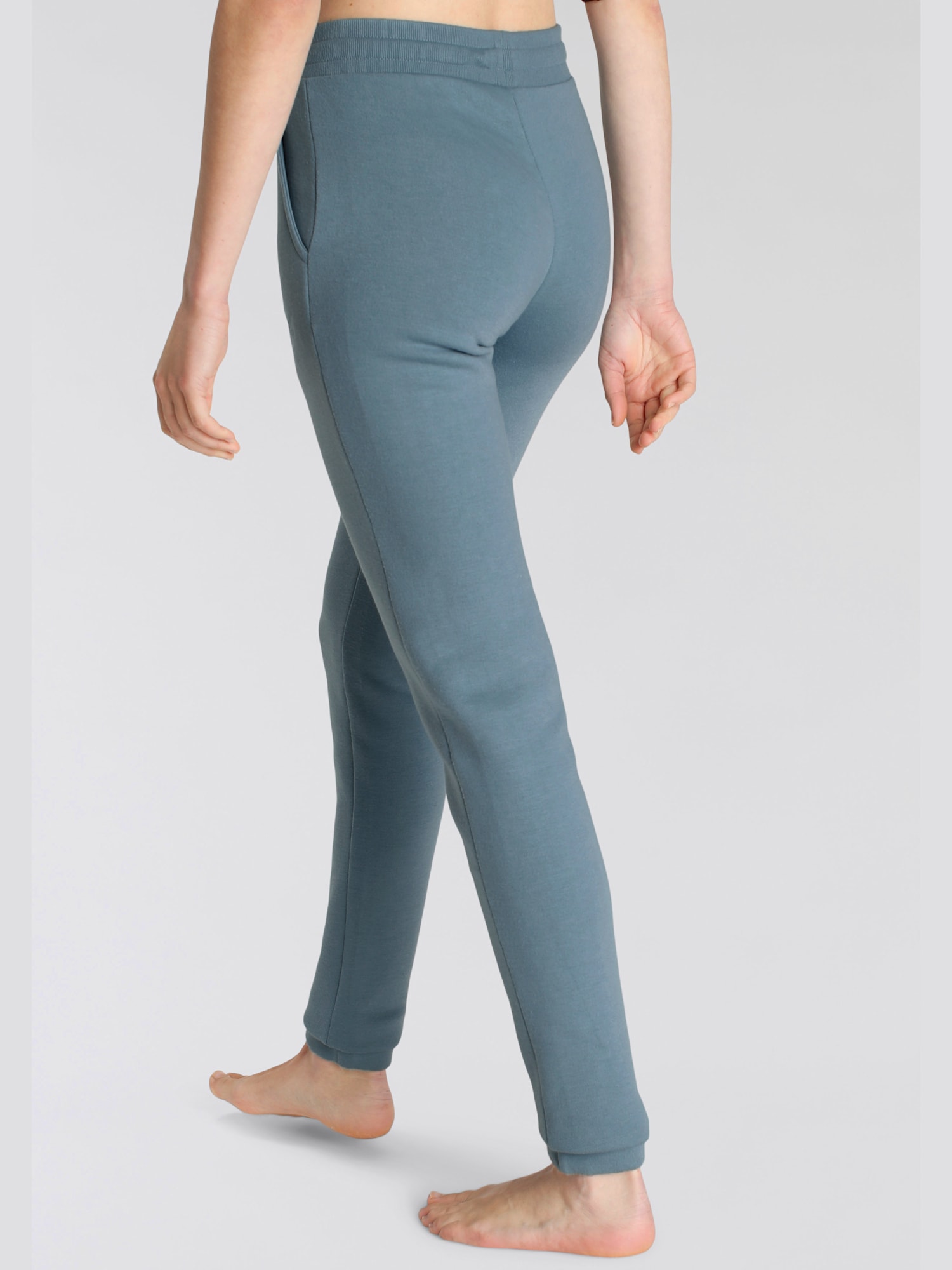 Pantalon de jogging pantalon molletonné chaud et confortable, couleur bleu, taille 54/56, marque Vivance - helline