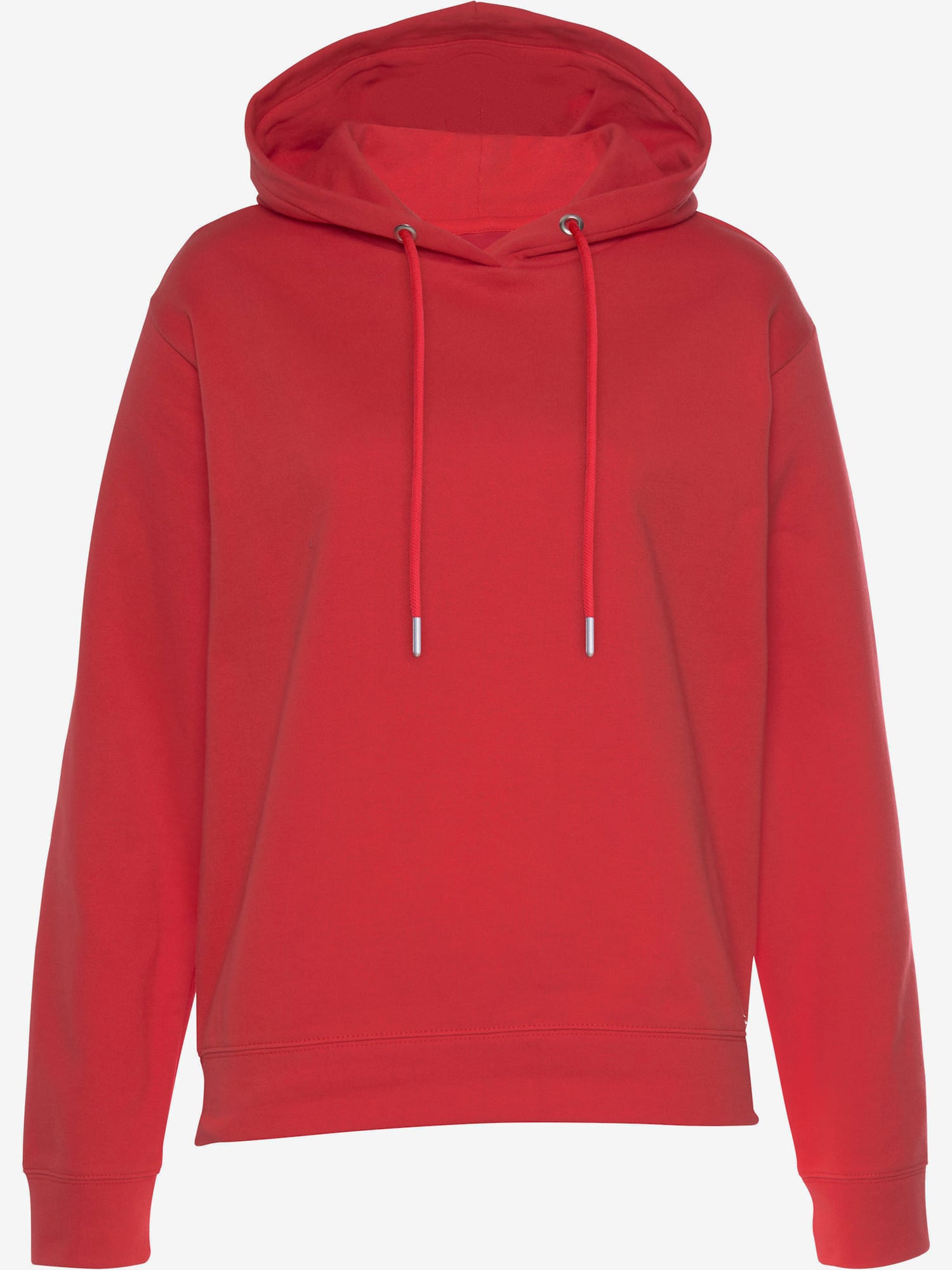 Sweatshirt à capuche à la largeur confortable, couleur rouge, taille 34/36, marque H.I.S - helline