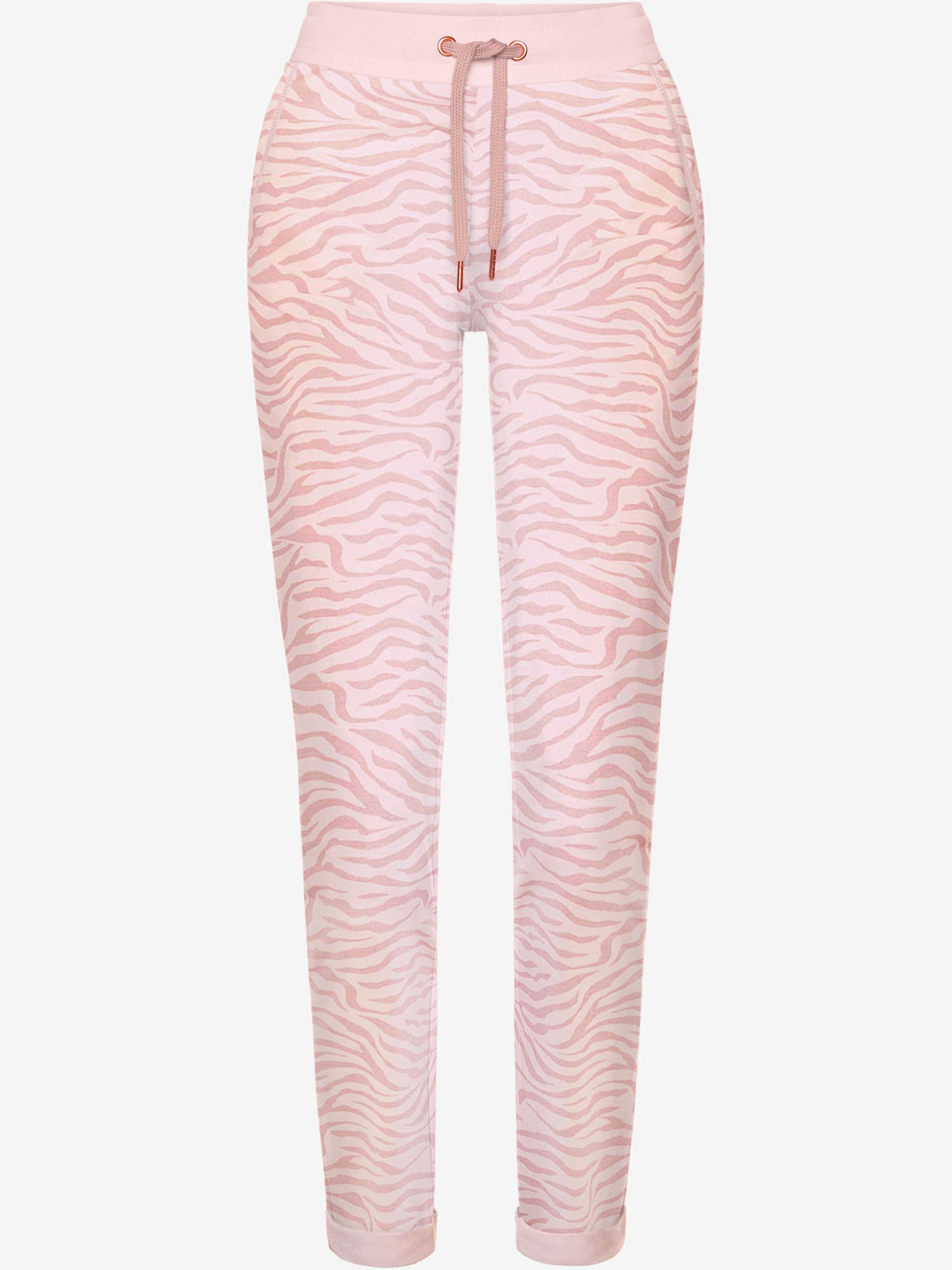 Pantalon détente long et confortable, couleur marron, taille 46/48, marque LASCANA - helline