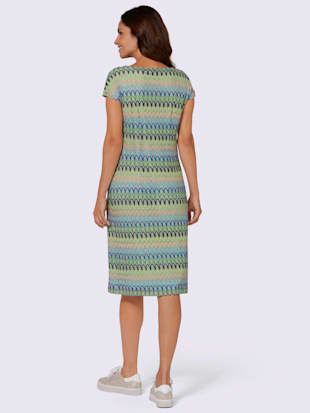 Robe jacquard coupe affinante