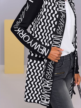 Veste en tricot superbe tricot jacquard