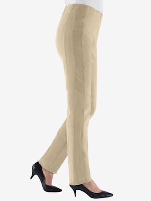 Pantalon classique uni avec ceinture élastique