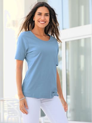 T-shirt à manches courtes facile à assortir - bleu - 54 - Witt