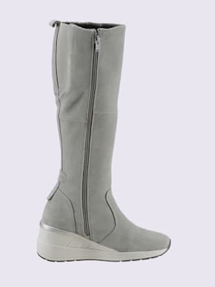 Bottes cuir velours de vache.