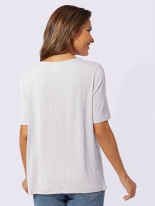 T-shirt à manches courtes qualité viscose extensible souple