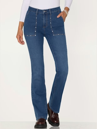 Jean bootcut denim doux (Image 1)