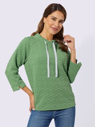 Sweatshirt jacquard en jersey tendance (Image 2)