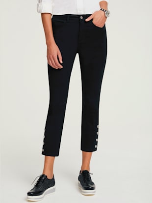 Pantalon push-up coupe skinny, coleur noir - HELLINE