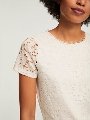 Shirt empiècement en dentelle