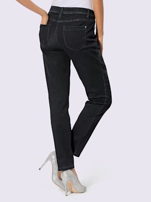Jean 5 poches denim ultra-extensible avec effet modelant (Image 3)