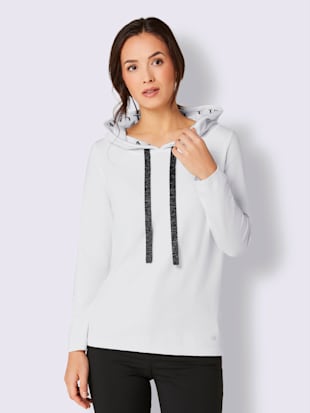 Pull en modal et coton capuche tendance