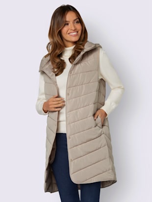 Manteau court gilet et veste à porter séparément