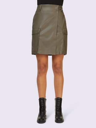 Jupe en imitation cuir