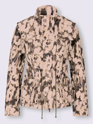 Blazer motif camouflage tendance