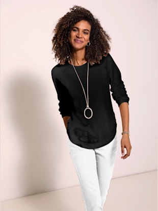 Pull encolure ronde 50% coton
