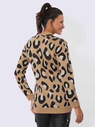 Veste en tricot tricot jacquard de qualité (Image 3)