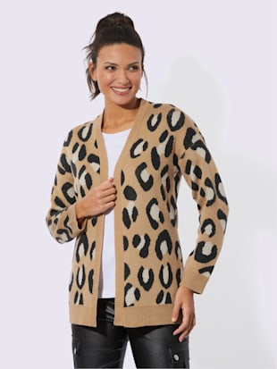 Veste en tricot tricot jacquard de qualité (Image 2)
