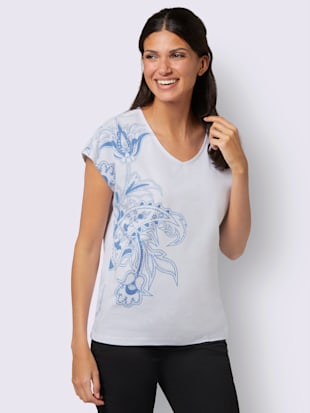 T-shirt à manches courtes motif paisley