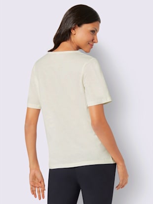 T-shirt à manches courtes inscription imprimée tendance