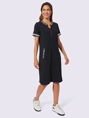 Robe en jersey ruban rayé sportif