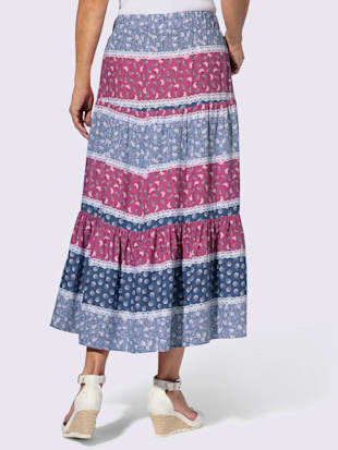 Jupe à niveaux pure viscose (Image 3)