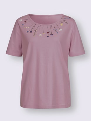 T-shirt à encolure ronde joli imprimé à l'encolure (Image 3)