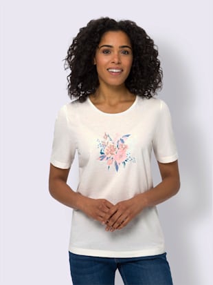 T-shirt à manches courtes imprimé floral