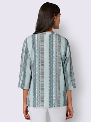 Chemisier patte de boutonnage courte