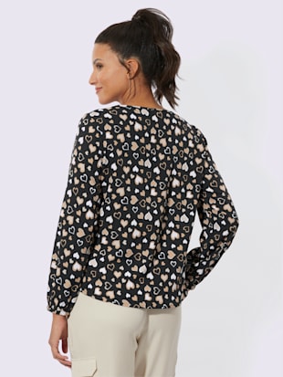 Chemisier motif cœur tendance (Image 3)