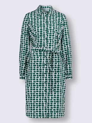 Robe-chemisier manchettes boutonnées